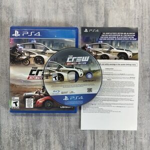 The Crew: Ultimate Edition (Sony PlayStation PS4, 2016) Tested, CIB